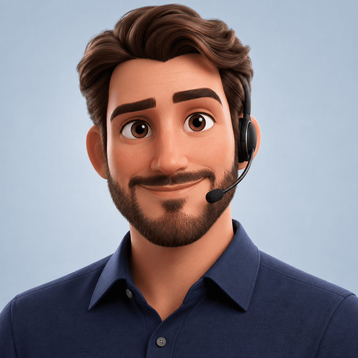 Retrato 3D de Márcio